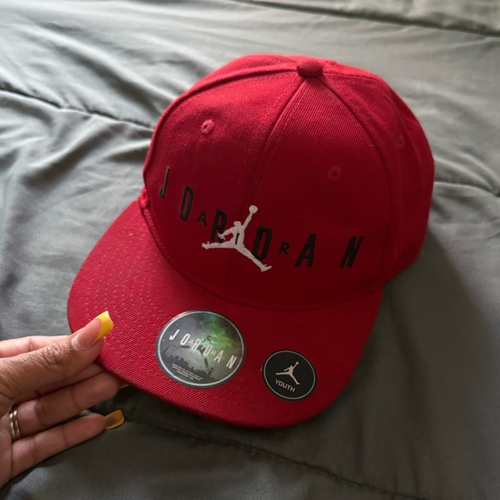 Jordan Red Baseball Cap YOUTH